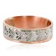 Handmade Certified Authentic by Navajo .925 Sterling Silver and Copper Native American Ring  16979-27
