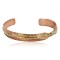 Handmade Certified Authentic Copper and Brass Navajo Feather Native American Bracelet 12824-9