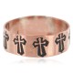 Handmade Certified Authentic Cross Navajo Pure Copper Native American Ring 17092-11 Handmade Certified Authentic Cross Navajo Pure Copper Native American Ring 17092-11
