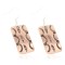 Handmade Certified Authentic Feather Navajo Mountain Pure Copper Dangle Native American Earrings 18163