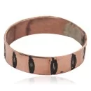Handmade Feather Navajo Native American Pure Copper Ring 17091-2