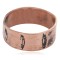 Handmade Certified Authentic Feather Navajo Native American Pure Copper Ring 17094-3