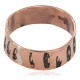 Handmade Certified Authentic Feather Navajo Native American Pure Copper Ring 17094-5 Handmade Certified Authentic Feather Navajo Native American Pure Copper Ring 17094-5