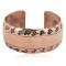 Handmade Certified Authentic Hammered Horse Navajo Pure Copper Native American Bracelet 12868-3