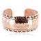 Handmade Certified Authentic Hammered Navajo Pure Copper Native American Bracelet 12941