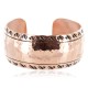 Handmade Certified Authentic Hammered Navajo Pure Copper Native American Bracelet 12941 Handmade Certified Authentic Hammered Navajo Pure Copper Native American Bracelet 12941