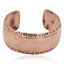 Handmade Certified Authentic Hammered Navajo Pure Copper Native American Bracelet 12955-6