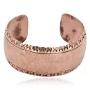 Handmade Hammered Navajo Pure Copper Native American Bracelet 12955-6