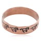 Handmade Certified Authentic Horse Navajo Native American Pure Copper Ring 17091-10