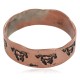 Handmade Certified Authentic Horse Navajo Native American Pure Copper Ring 17091-15