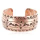 Handmade Horse Navajo Pure Copper Native American Bracelet 12942-3 Handmade Horse Navajo Pure Copper Native American Bracelet 12942-3