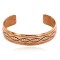 Handmade Certified Authentic Jiemmy Patters Navajo Pure Copper Native American Bracelet 12528-1