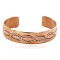 Handmade Certified Authentic Jiemmy Patters Navajo Pure Copper Native American Bracelet 12528-3