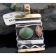 Handmade Certified Authentic Navajo .925 Sterling Silver 12kt Gold Filled Natural Turquoise and Spiny Oyster Native American Necklace 390595680748