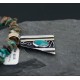 Handmade Certified Authentic Navajo .925 Sterling Silver 12kt Gold Filled Natural Turquoise Native American Necklace 370805366232