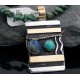 Handmade Certified Authentic Navajo .925 Sterling Silver 12kt Gold Filled Turquoise and LAPIS Native American Necklace 370795908964