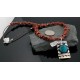 Handmade Certified Authentic Navajo .925 Sterling Silver and 12kt Gold Filled Turquoise Native American Necklace 390574096617