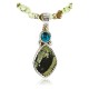 Handmade Certified Authentic Navajo .925 Sterling Silver and ST Turquoise Native American Necklace 390851504054 Handmade Certified Authentic Navajo .925 Sterling Silver and ST Turquoise Native American Necklace 390851504054