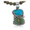 Handmade Navajo .925 Sterling Silver and Turquoise Native American Necklace 370892120126 Handmade Navajo .925 Sterling Silver and Turquoise Native American Necklace 370892120126