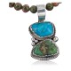 Handmade Certified Authentic Navajo .925 Sterling Silver and Turquoise Native American Necklace 370892120126