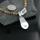 Handmade Certified Authentic Navajo .925 Sterling Silver and Turquoise Native American Necklace 370908653259