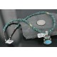 Handmade Certified Authentic Navajo .925 Sterling Silver and Turquoise Native American Necklace 370964181461