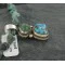 Handmade Navajo .925 Sterling Silver and Turquoise Native American Necklace 370964627960