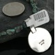 Handmade Certified Authentic Navajo .925 Sterling Silver and Turquoise Native American Necklace 370976661757