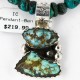 Handmade Certified Authentic Navajo .925 Sterling Silver and Turquoise Native American Necklace 370996088454