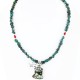 Handmade Certified Authentic Navajo .925 Sterling Silver and Turquoise Native American Necklace 370996088454