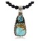Handmade Certified Authentic Navajo .925 Sterling Silver and Turquoise Native American Necklace 371006022155