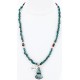 Handmade Certified Authentic Navajo .925 Sterling Silver and Turquoise Native American Necklace 371013528686