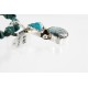 Handmade Certified Authentic Navajo .925 Sterling Silver and Turquoise Native American Necklace 371013528686