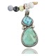 Handmade Certified Authentic Navajo .925 Sterling Silver and Turquoise Native American Necklace 390669814028