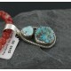 Handmade Certified Authentic Navajo .925 Sterling Silver and Turquoise Native American Necklace 390681054398