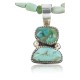 Handmade Certified Authentic Navajo .925 Sterling Silver and Turquoise Native American Necklace 390683809179