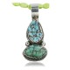 Handmade Certified Authentic Navajo .925 Sterling Silver and Turquoise Native American Necklace 390689839499