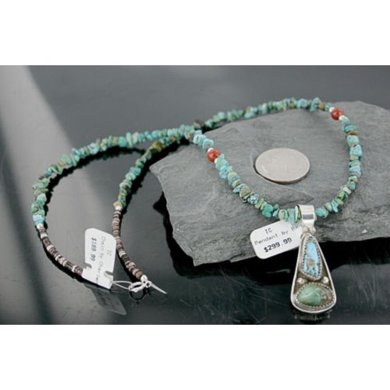 Handmade Certified Authentic Navajo .925 Sterling Silver and Turquoise Native American Necklace 390716818339 Handmade Certified Authentic Navajo .925 Sterling Silver and Turquoise Native American Necklace 390716818339