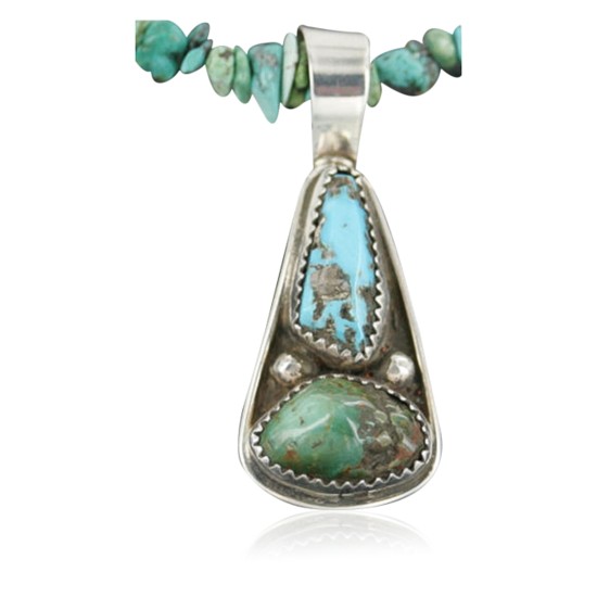 Handmade Certified Authentic Navajo .925 Sterling Silver and Turquoise Native American Necklace 390716818339 Handmade Certified Authentic Navajo .925 Sterling Silver and Turquoise Native American Necklace 390716818339