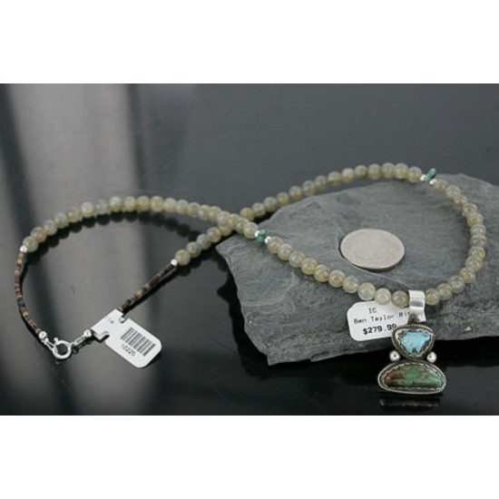Handmade Certified Authentic Navajo .925 Sterling Silver and Turquoise Native American Necklace 390719776901 Handmade Certified Authentic Navajo .925 Sterling Silver and Turquoise Native American Necklace 390719776901