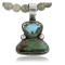 Handmade Certified Authentic Navajo .925 Sterling Silver and Turquoise Native American Necklace 390719776901