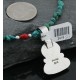 Handmade Certified Authentic Navajo .925 Sterling Silver and Turquoise Native American Necklace 390735954626