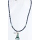 Handmade Certified Authentic Navajo .925 Sterling Silver and Turquoise Native American Necklace 390767901320