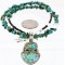 Handmade Navajo .925 Sterling Silver and Turquoise Native American Necklace 390836707320 Handmade Navajo .925 Sterling Silver and Turquoise Native American Necklace 390836707320