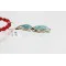 Handmade Navajo .925 Sterling Silver and Turquoise Native American Necklace & Pendant 371026813804