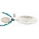 HANDMADE Certified Authentic Navajo .925 Sterling Silver Beauty Turquoise Native American Necklace 390889966225