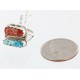 Handmade Certified Authentic Navajo .925 Sterling Silver Beauty Turquoise Spiny Native American Ring  370985267148