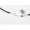 Handmade Certified Authentic Navajo .925 Sterling Silver BLACK ONYX and Turquoise Native American Necklace 371007066015