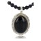 Handmade Certified Authentic Navajo .925 Sterling Silver BLACK ONYX and Turquoise Native American Necklace 371014426959