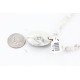 Handmade Certified Authentic Navajo .925 Sterling Silver BLACK ONYX and WHITE Turquoise Native American Necklace 371020814624
